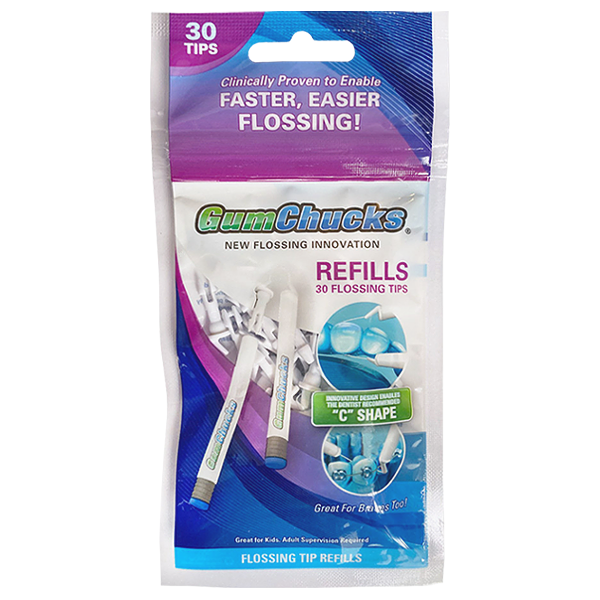 GumChucks Loose Flossing Tips Refill - 30ct